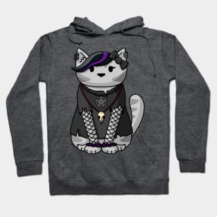 Goth Cat Hoodie